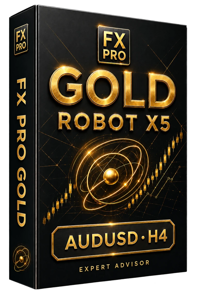 FX Pro Gold Robot X 5 AUDUSD H4 Forex EA box