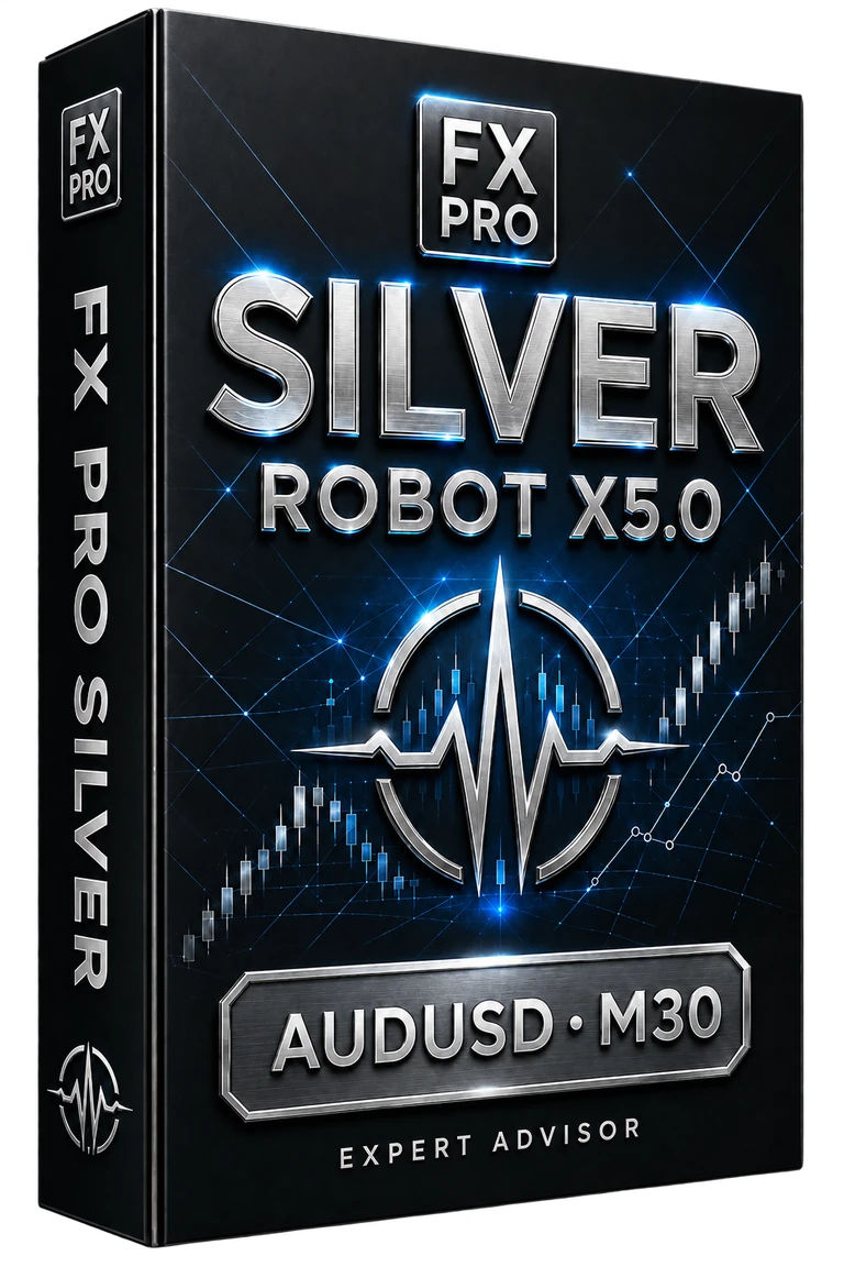 FX Pro Silver Robot X 5.0 AUDUSD M30 Forex EA box