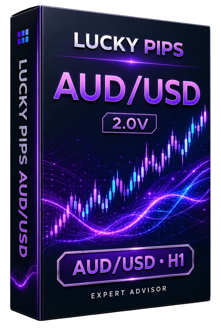 Lucky Pips AUDUSD 2.0V H1 Forex EA box